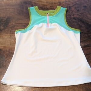 Tek Gear Kids Tank Top - White and Green